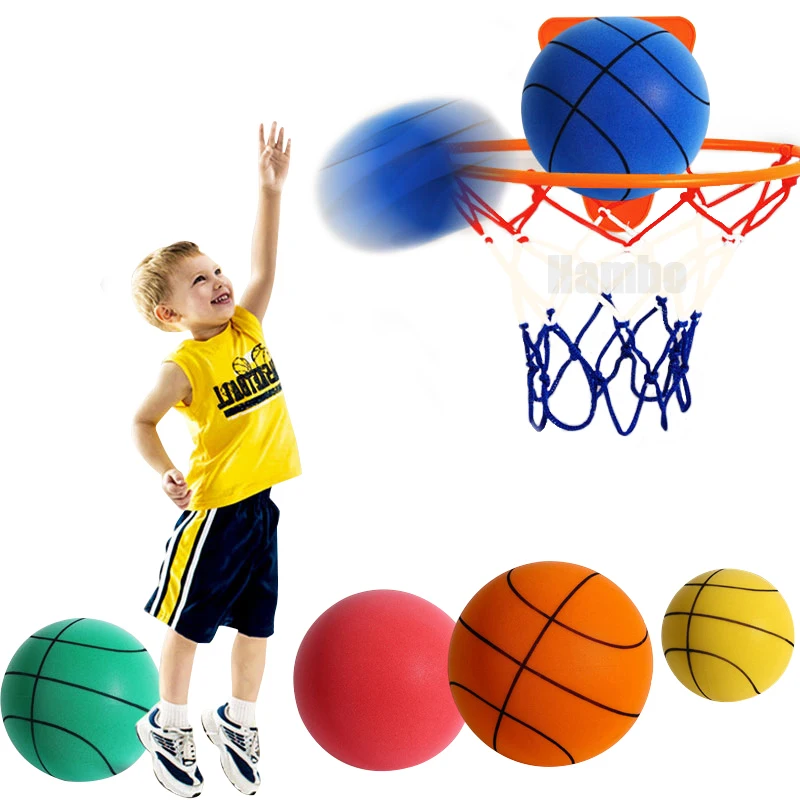  lamphle Baloncesto silencioso para niños, de larga duración,  interacción entre padres e hijos, rebote para niños, pelota silenciosa para  interiores, juguete cian, 8.3 in : Juguetes y Juegos