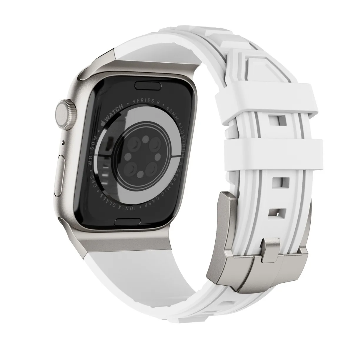 Iwatch 42/44/45/49mm Silikon Spor Moda Saat Kayışı Watch Series Ultra2 Se 9/8/7/6/5/4/3/2/1 İçin Saat Kayışı_voghion.com