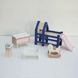 1:12 Scale Miniature Dollhouse Furniture Kids Toy Dolls Accessories Kitchen Layout Ornaments Micro Landscape Scene Model