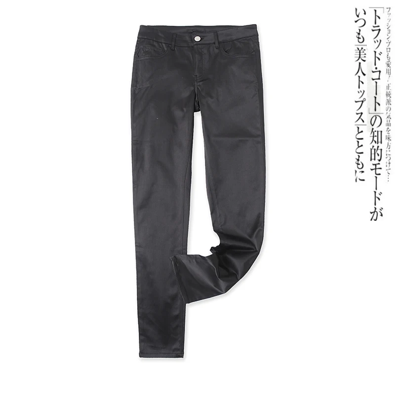 

Small Foot Pencil Pants Spring New Casual Slim Fit Multi Pocket Zipper Pants 14699