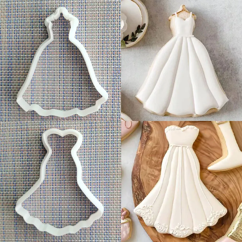 Wedding anniversary Multiple Sizes Wedding Dress Cookie Mold Baking Cookie  Cutter Biscuit Cutters Wedding Cake Mould DIY Tools - AliExpress 15