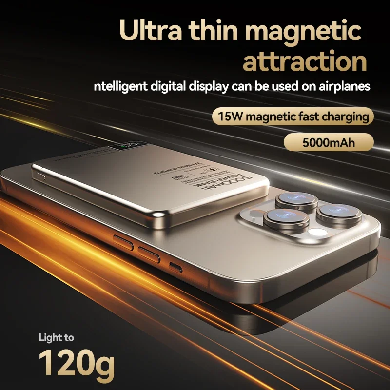 Xiaomi 10000mAh Fast Charger Power Bank Battery Magnetic Wireless Phone Charger Magsafe