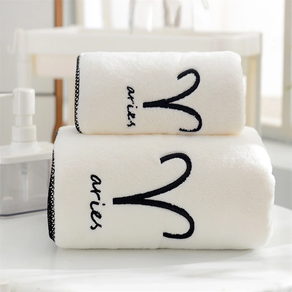 

New Charcoal Coral Velvet Fiber Bath Towel Adult Quick-drying Soft Absorbent Solid Color Household Bathroom Towel