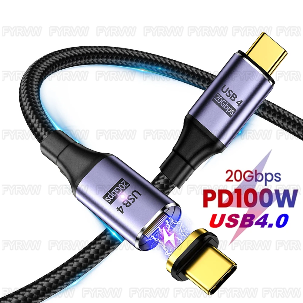 VAFOTON Adattatore per cavo di ricarica magnetico micro USB a ricarica rapida [confezione da 3], 9 pin con punta magnetica girevole a 360° per piccoli