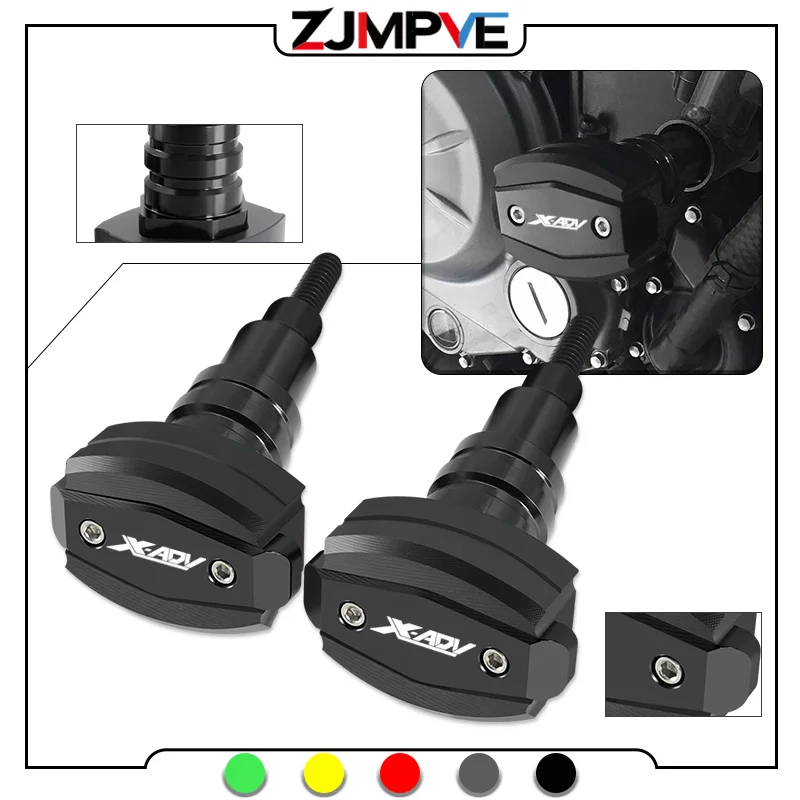 Per Honda X-Adv 750 X-Adv X Adv 17-2024 Moto Crash Falling Protection Frame Slider Carenatura Guard Anti Crash Pad Protector