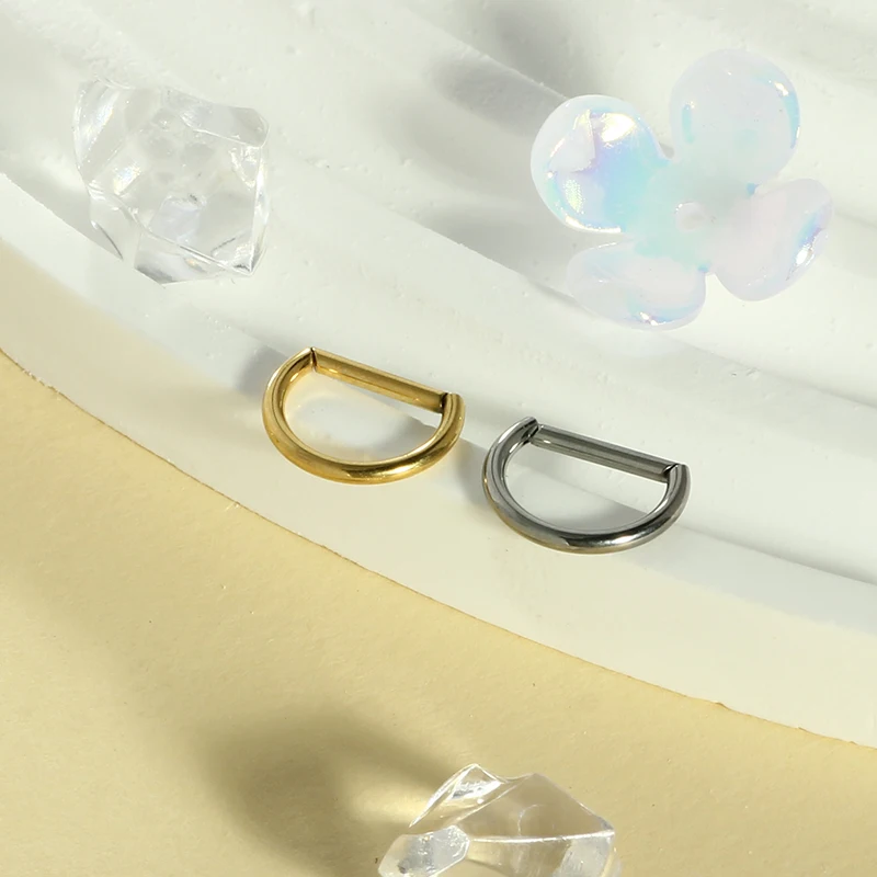 30Pieces/lot for both men and women G23 Titanium Perforated Nose Stud Earrings 8mm Body Jewelry for  Wedding or Party Gift