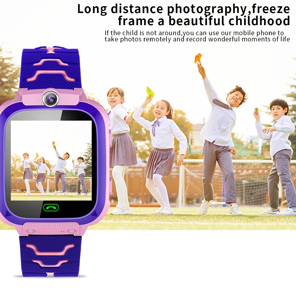 New Kids Call Smart Ver para Crianças Sim Card Sos Localização Câmera Telefone Waterproof Monitor Tracker Relógios Smartver para Crianças - Image 6