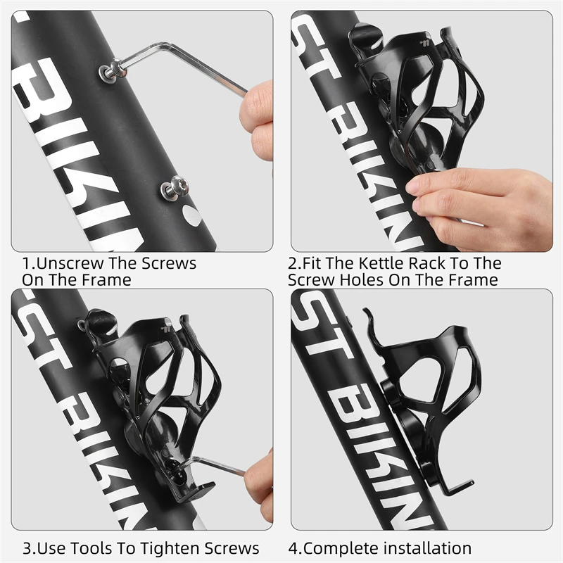 WEST BIKING Bicycle Bottle Holder Water Bottle Cage MTB Road Bikes Bracket Cup Holder Bike Accessories 2Pcs