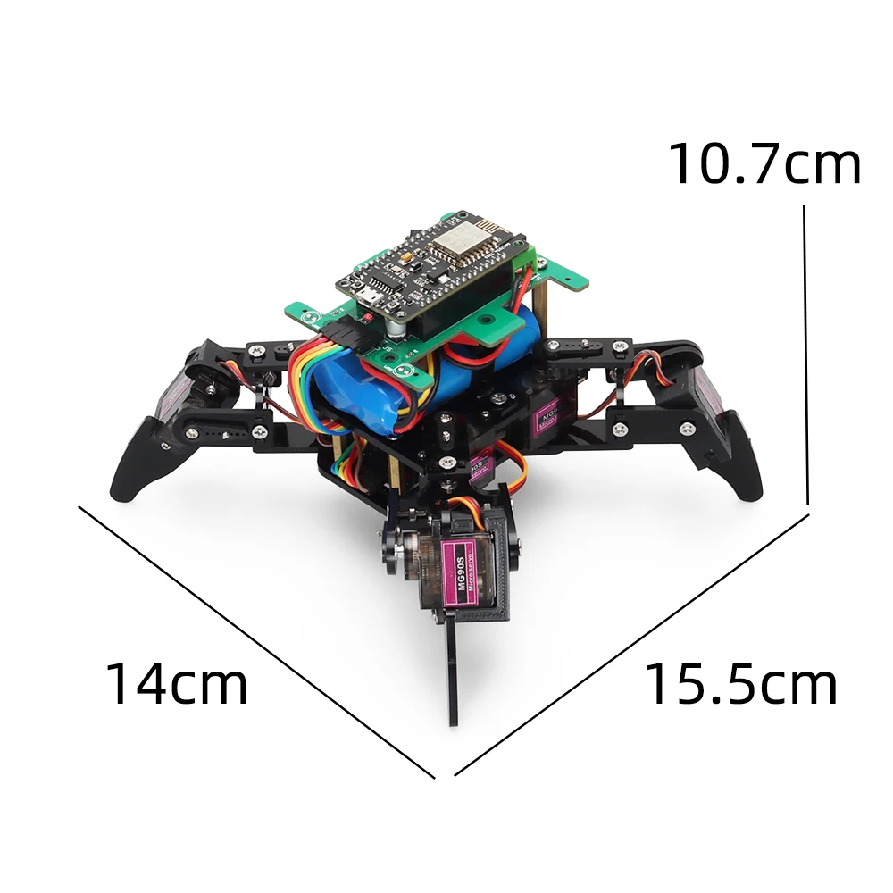 Tscinbuny Smart Robot Starter Kit for Arduino Complete Robotic Programmable Robot Educational Automation Kits with Codes Manual 6