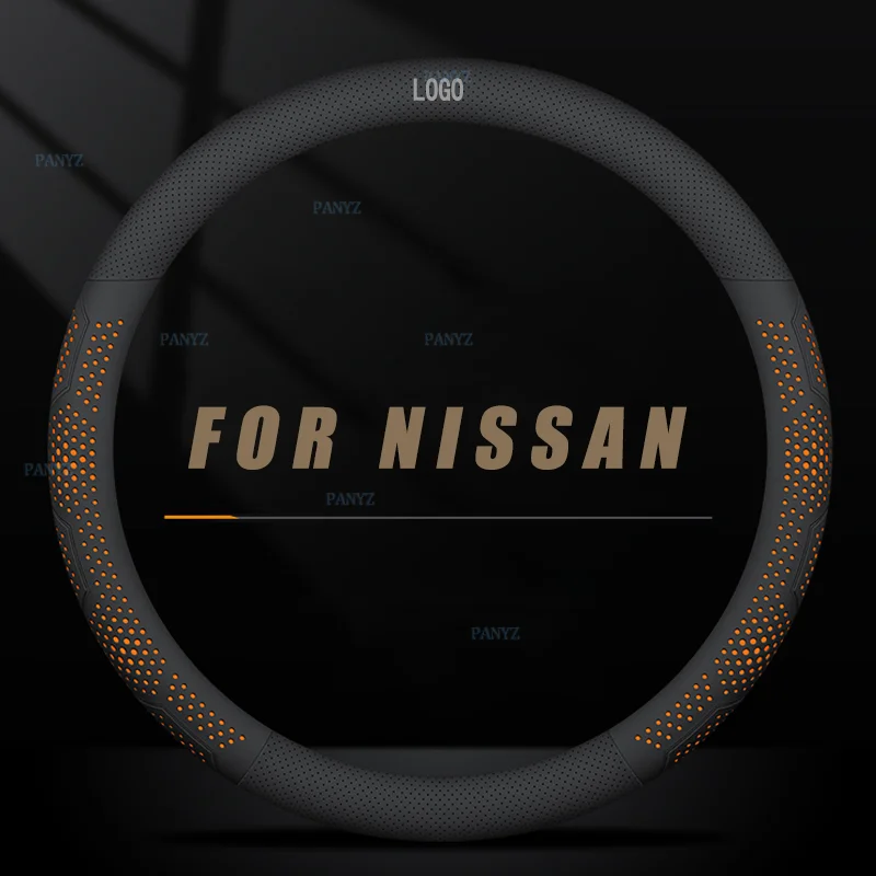 Coprivolante Con Logo Antiscivolo Per Auto Per Nissan Qashqai J10 Juke Micra Leaf Pathfinder 370Z Kicks