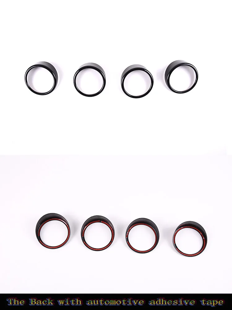 Für Land Rover Discovery 4 LR4 2010-2016 Schwarze Mittelkonsole Klimaanlage Luftauslass-Rahmenabdeckung Innenraum-Zubehör – Detail 7