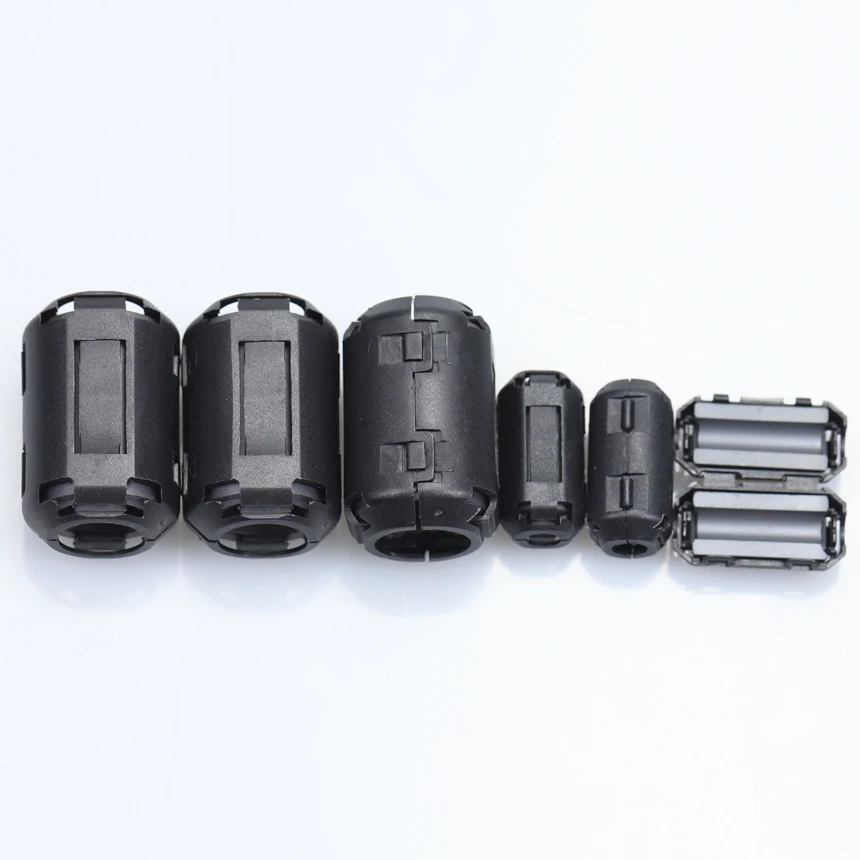 Multi-Size Black Anti-Jamming Magnetic Filter Cable Ferrite Core