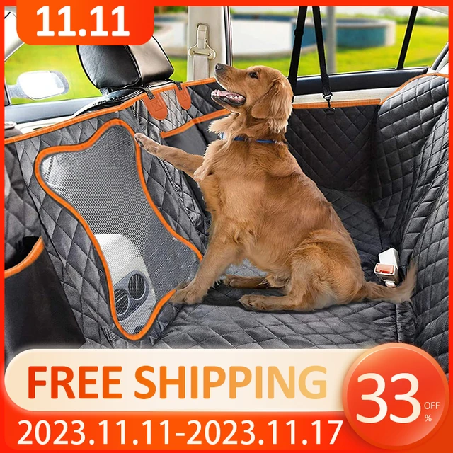 Dog Car Seat Cover For Car Rear Back Seat Waterproof Pet Dog Travel Mat Pet  Cat Dog Carrier Dog Car Hammock Cushion Protector - AliExpress