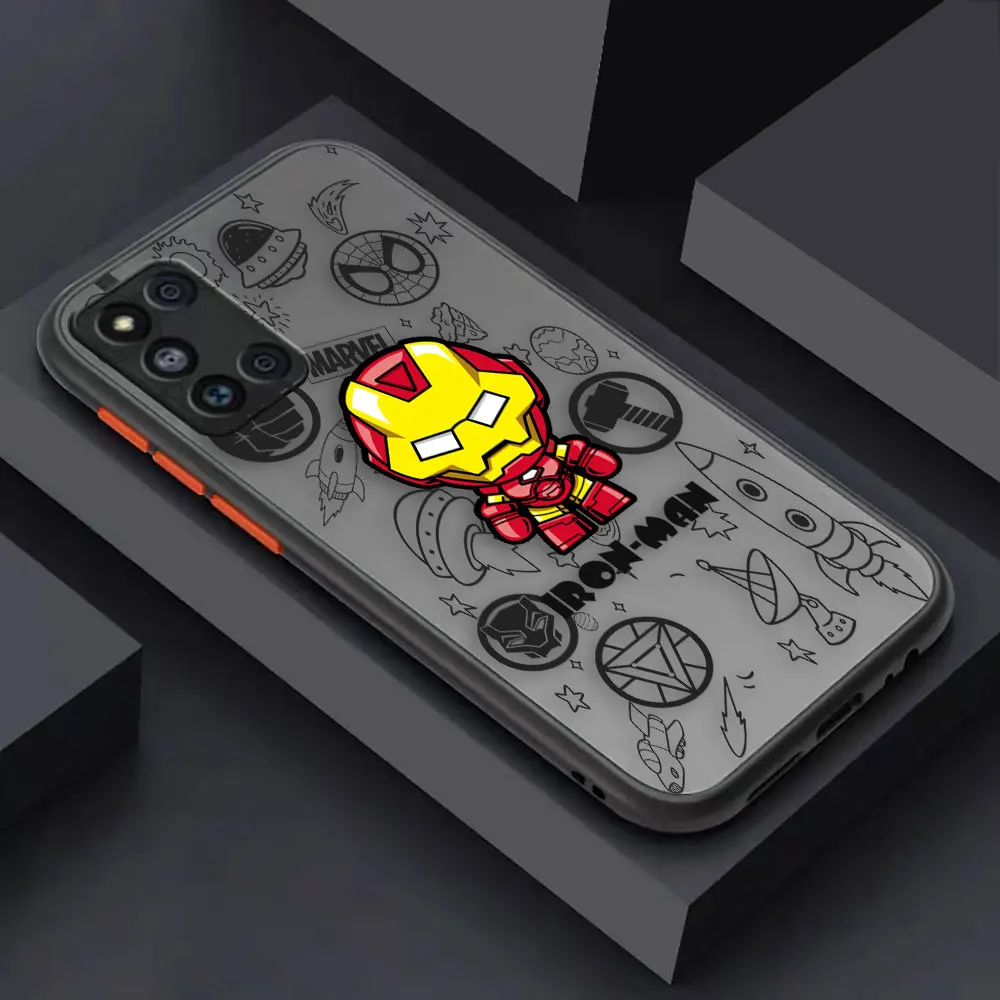 thumbnail image 1 of Matte Case for Samsung Galaxy M62 M53 M52 M51 M33 M32 M31 M30S M23 5G J8 J7 J6 J5 Case Funda Coque Marvel Avengers Heroes Space, 1 of 5