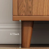 Dining Storage Cabinet Tea Short Cabinet  Solid Wood Color New Chinese Multi-functional Household Living Room Storage Rack 6