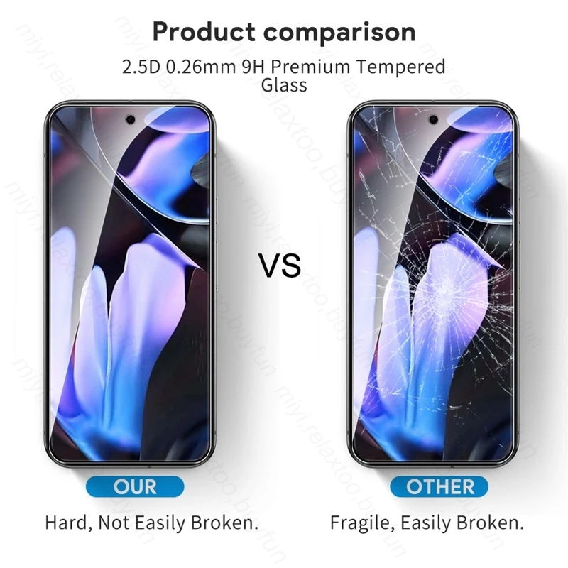 8-in-1 Protective Glass Set with Camera Lens and Screen Protectors