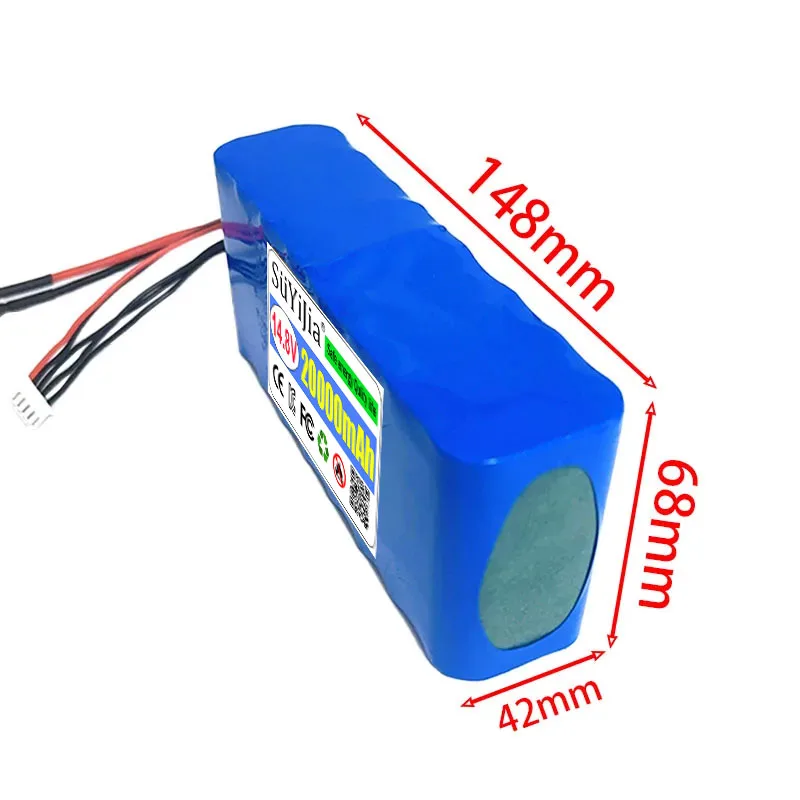 Batterie lithium-ion 14,8V 20000mAh 4S4P posée à côté d'un drone, prête à être installée