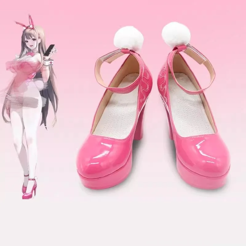 

Bunny Girl Viper Game Cosplay Props Pink Shoes Woman Halloween Cosplay Bunny Girl Custom Made Boots