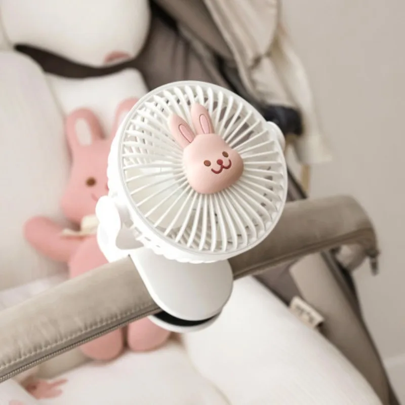 

Korean Baby Stroller Clip Fan Mini Portable Rechargeable Electric Wind Power Handheld Fans Outdoor Small Cooling Ventilador