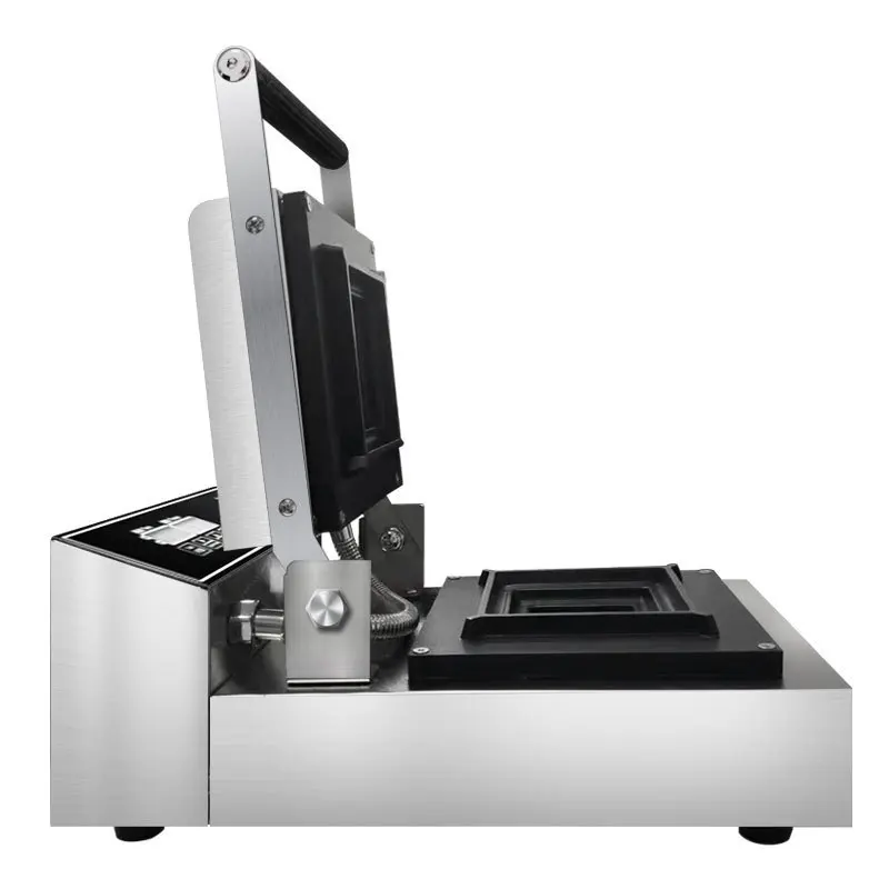 Stainless Steel Electric 900W Sandwich Maker 0-300℃ Temperature CNC System Bread Breakfast Cooker Commercial or Home Use 4
