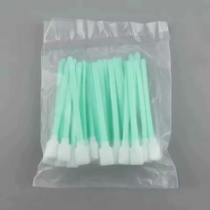 50-200PCS 스폰지 헤드 클린 면봉 프린트 헤드 청소용 아이폰 삼성 태블릿 충전기 포트 이어폰 노트북 먼지 청소 도구