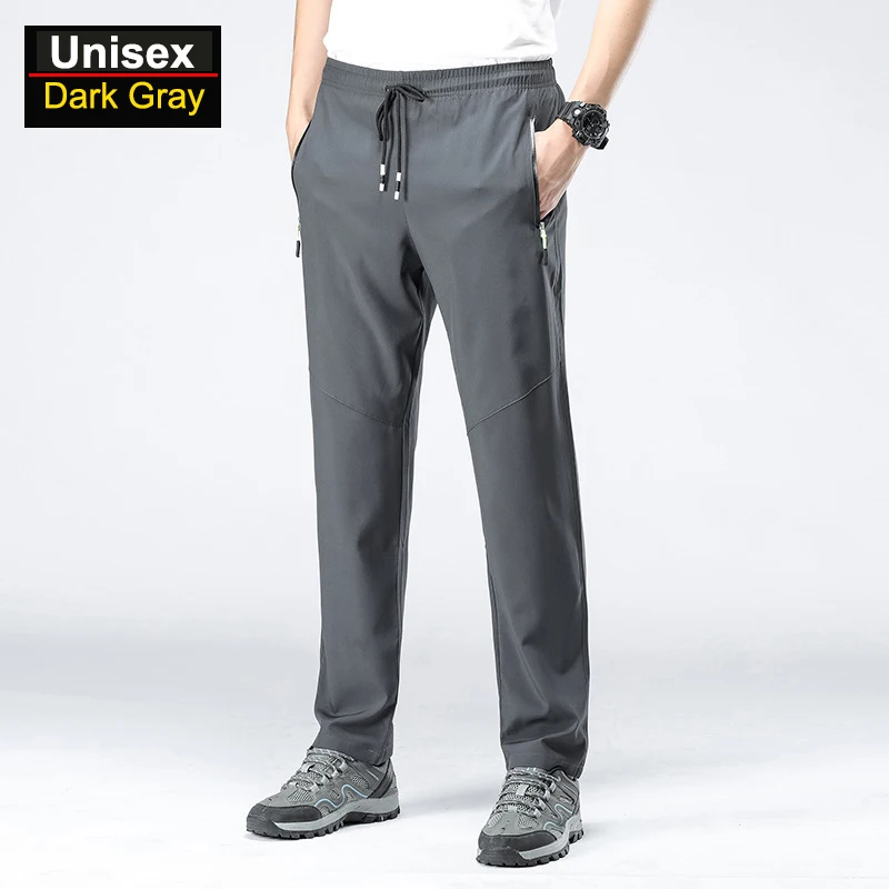 Unisex Drawstring Quick Dry Hiking Pants for Outdoor Wear
