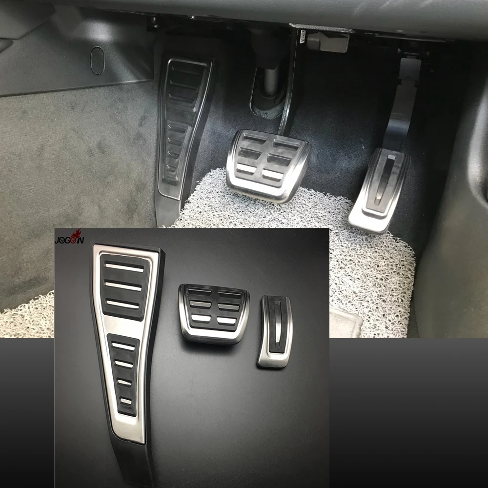 

Крышка педали накладка декоративная для Audi A4 S4 RS4 B9 8W 2016 2017 2018, правый руль, 3 шт./компл.
