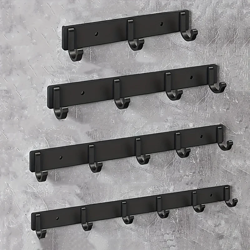 Suitable for bathroom, living room, kitchen, modern wall rod storage hooks, kitchenware storage racks, kitchen accessories 4