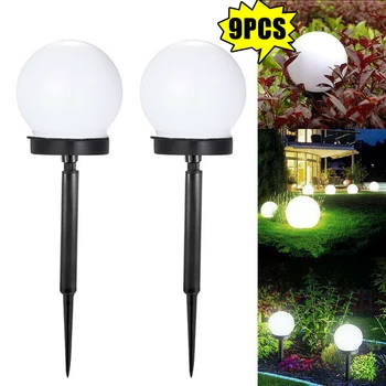 Luz de bola de onda Solar para césped 1