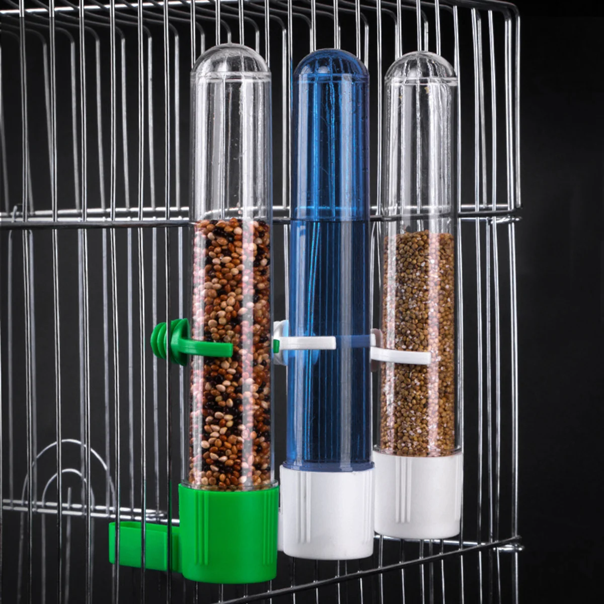 

Birds Water Dispenser for Cage, Automatic Bird Water Dispenser Bird Cage Waterer Feeder Parakeet Cage Accessories ( )