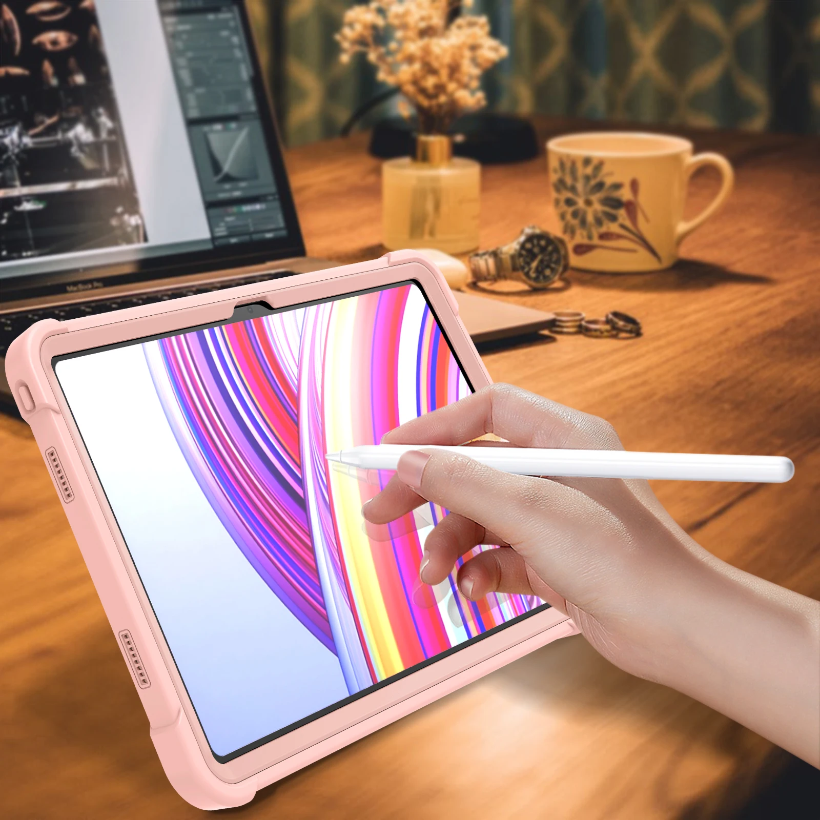 Heavy Duty Protective Tablet Cover with Built-in Kickstand