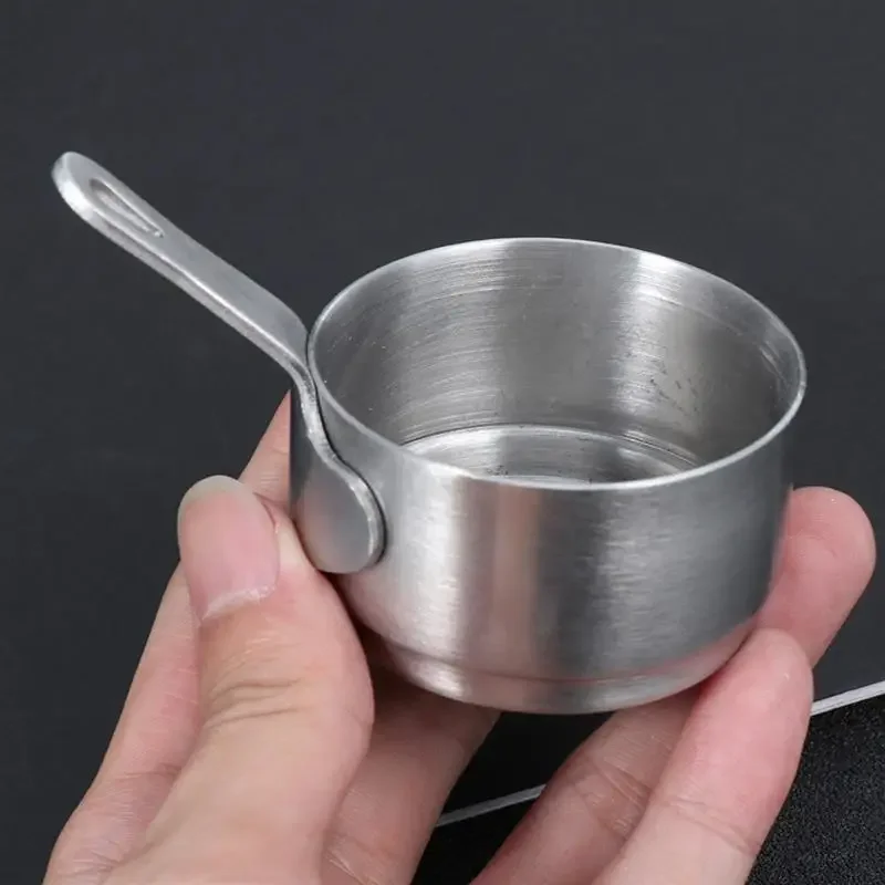 Small Flat Skillet Non Stick Pan Cooking Frying Mini Pot Milk Soup Cookware Baking Tool Sauce Pan Stainless Steel