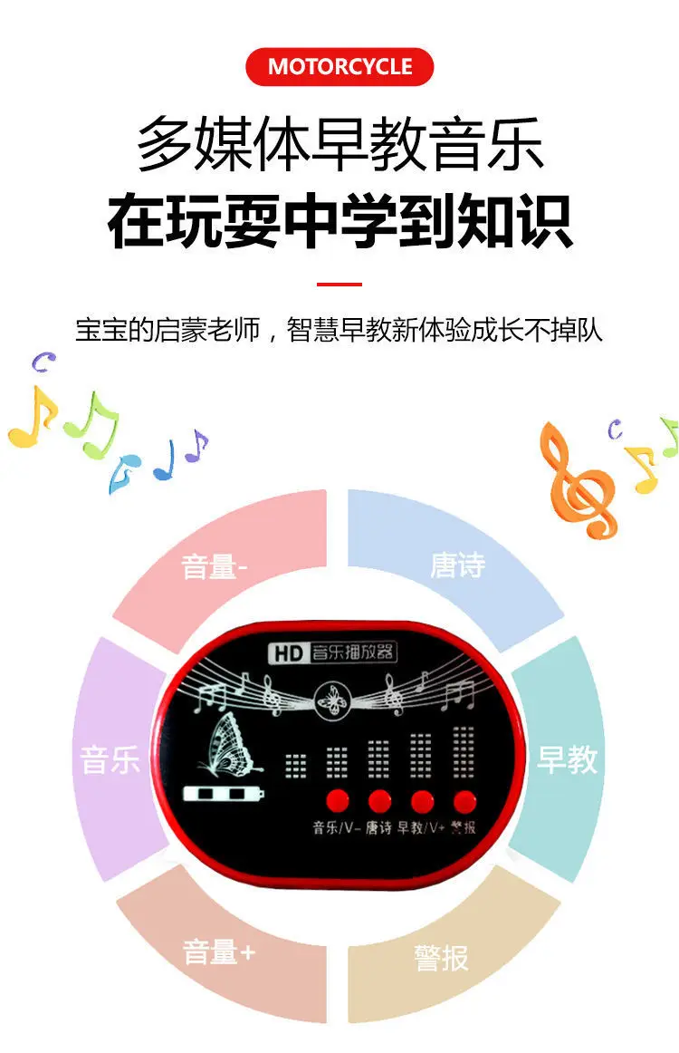 Bmw Three Wheels Rechargeable Kids Ride On Bike