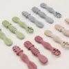 3-Pack Silicone Chewing Spoon Set, Easy to Grip, for Babies and Toddlers, Self-Feeding Utensils for Toddlers 6+ Months, Beige 6