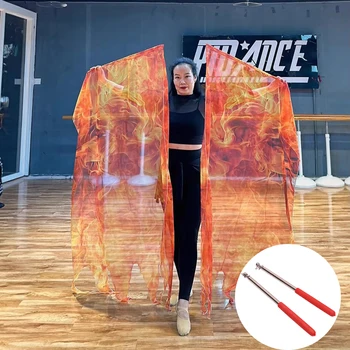 🔥 Praise Dance Worship Flags – Flame Design 5