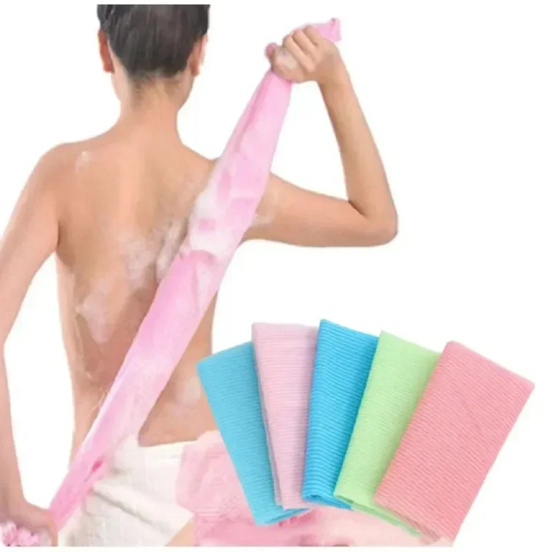 New Beauty Skin Exfoliating Cloth Washcloth Japanese Body Wash Towel Nylon Bath Towel Skin Polishing Towel Body Back Scrubber 2