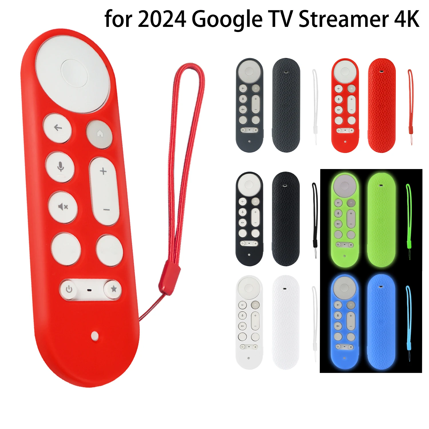 Silicone Remote Controller Cases Protective Covers For Google TV Streamer 4K TV for Google GY3LE Remote Controll