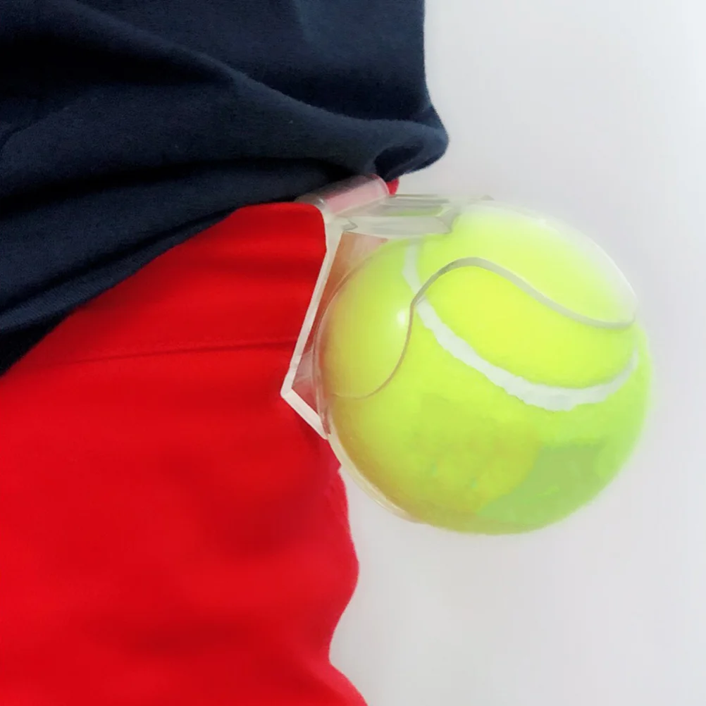 Tennis Balls Clip Holder Ball Collector Waist Supplies Train Equipment Launcher Portable Balls Clip-on Training Braces