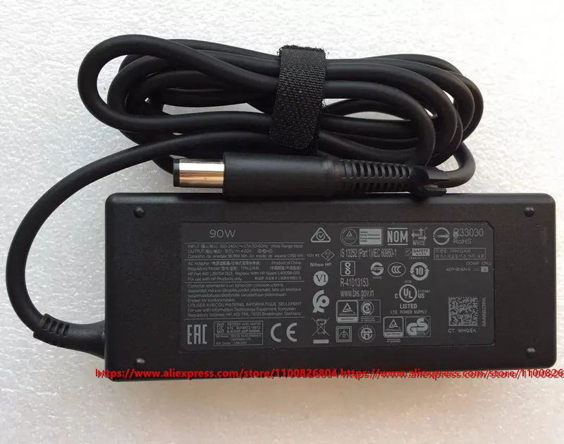 HP,電源,AC,DCアダプター,19.5v,4.62a,90w,TPN-DA18, TPN-CA18, L39754