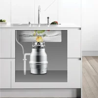 550W Kitchen Garbage Disposal Crusher Food Waste Disposers Stainless Dteel Grinder Appliances 1