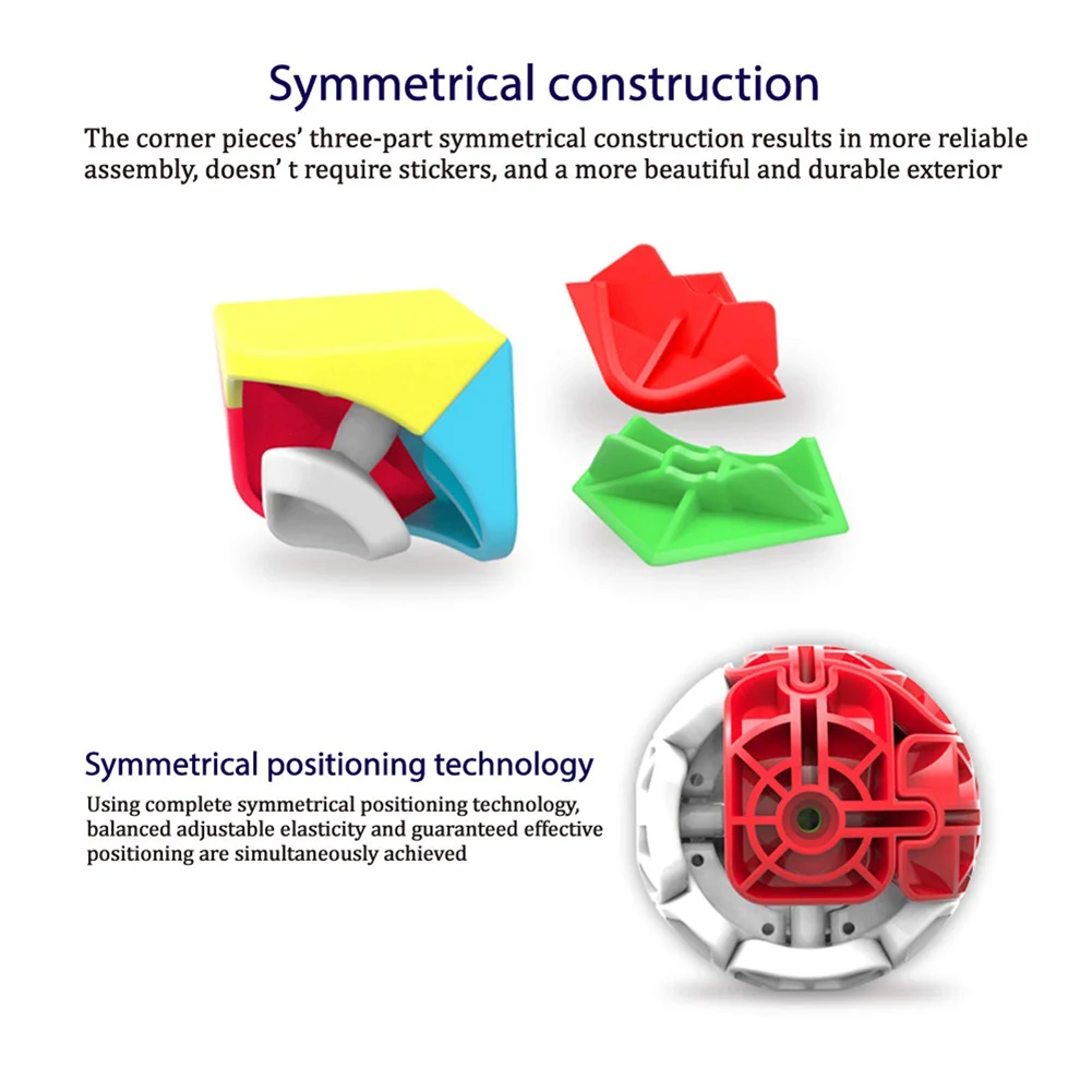 QiYi2x2x2 Mini Tasche Cube MeiLong Geschwindigkeit 2x2 Magic Cube Beruf Cube Bildung Spielzeug
