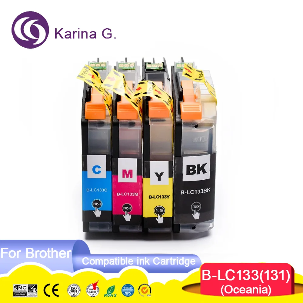 LC133 LC 133 LC-133 LC 131 Premium Compatible Color Inkjet Ink Cartridge for MFC