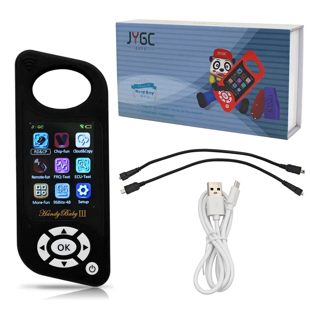 Key Programmer JYGC JMD Handy Baby 3rd Generation Hand-held Car Key Copier Auto Key Programmer for 4D/46/48/G/KING/Red Chip Copy 96bit 48 Chip key programmer