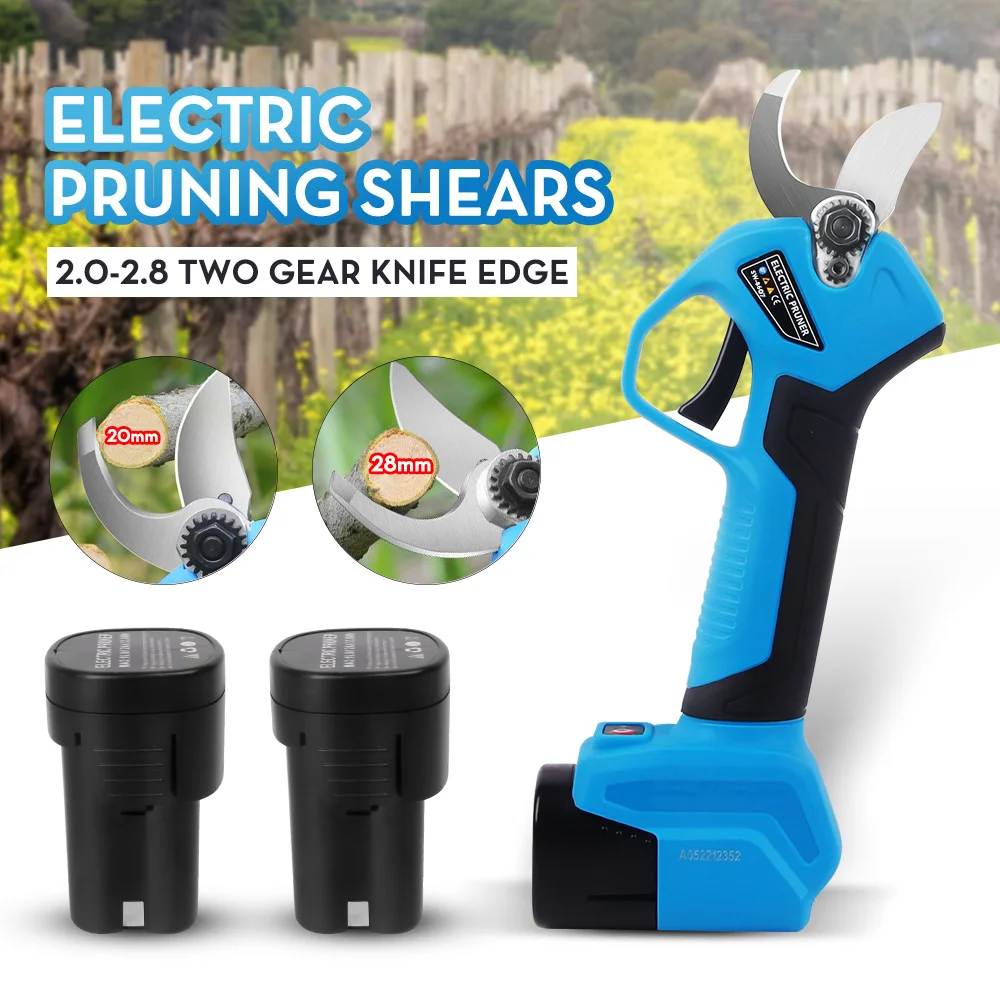 

16.8V Cordless Pruner Lithium-ion Pruning Shear Efficient Electric Scissors Bonsai Electric Tree Branches garden tools SC-8607