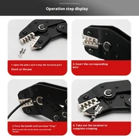 Outil de sertissage pour bornes Dupont JST MOLEX, embouts non/pré-isolés, connecteurs bout à bout, connecteurs solaires et coaxiaux SN-58B 2549 2546B 5