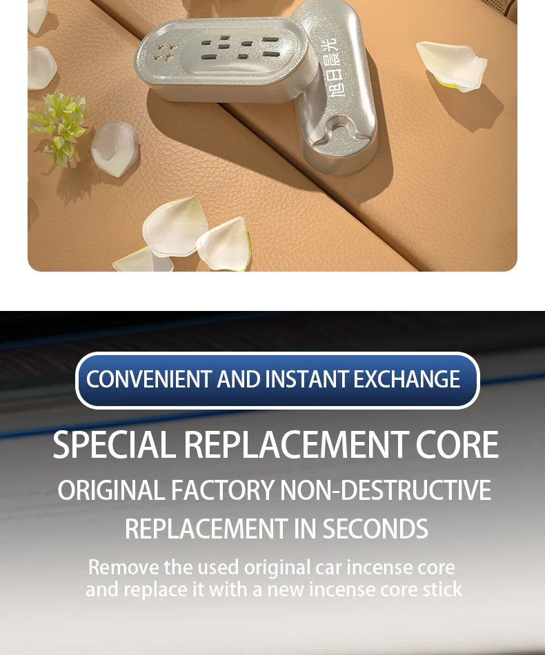 For DENZA D9/N9 Fragrance replacement set Replace the original vehicle Aromather
