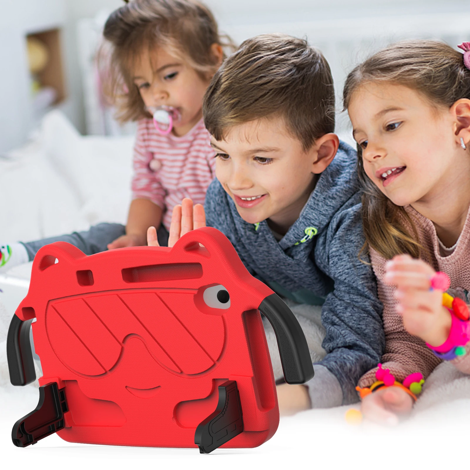 Kids Shockproof Case with Handle and Kickstand