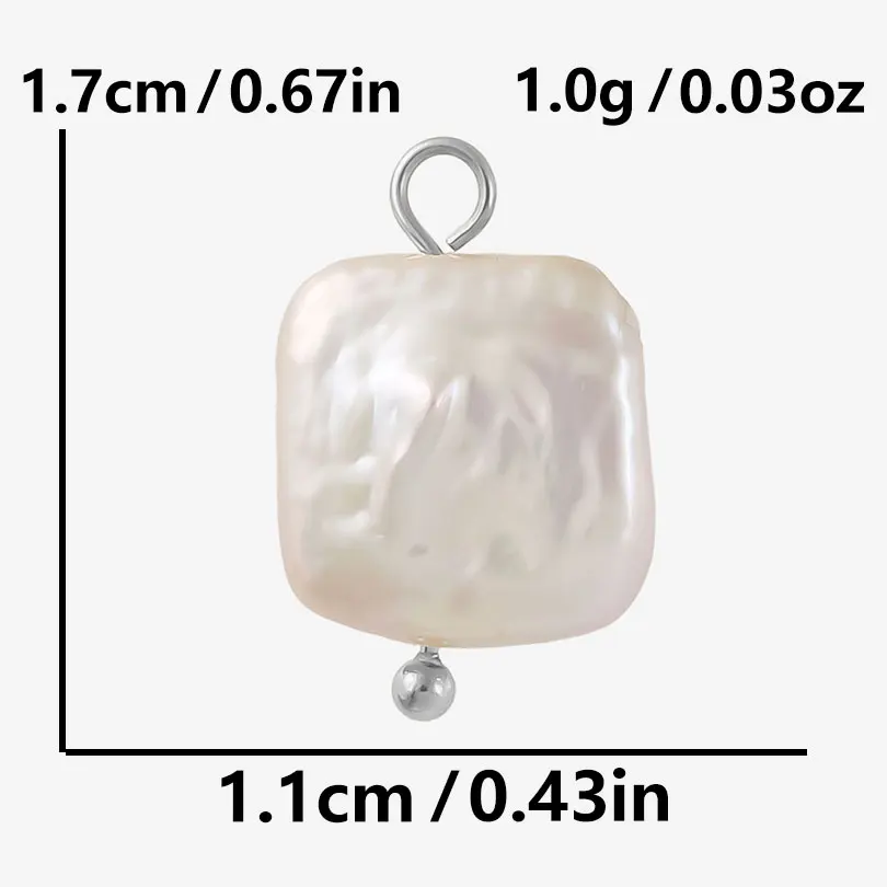 Silver Shell Pearl Charm Set - Elegant Jewelry Making Supplies for Beach-Inspired Creations