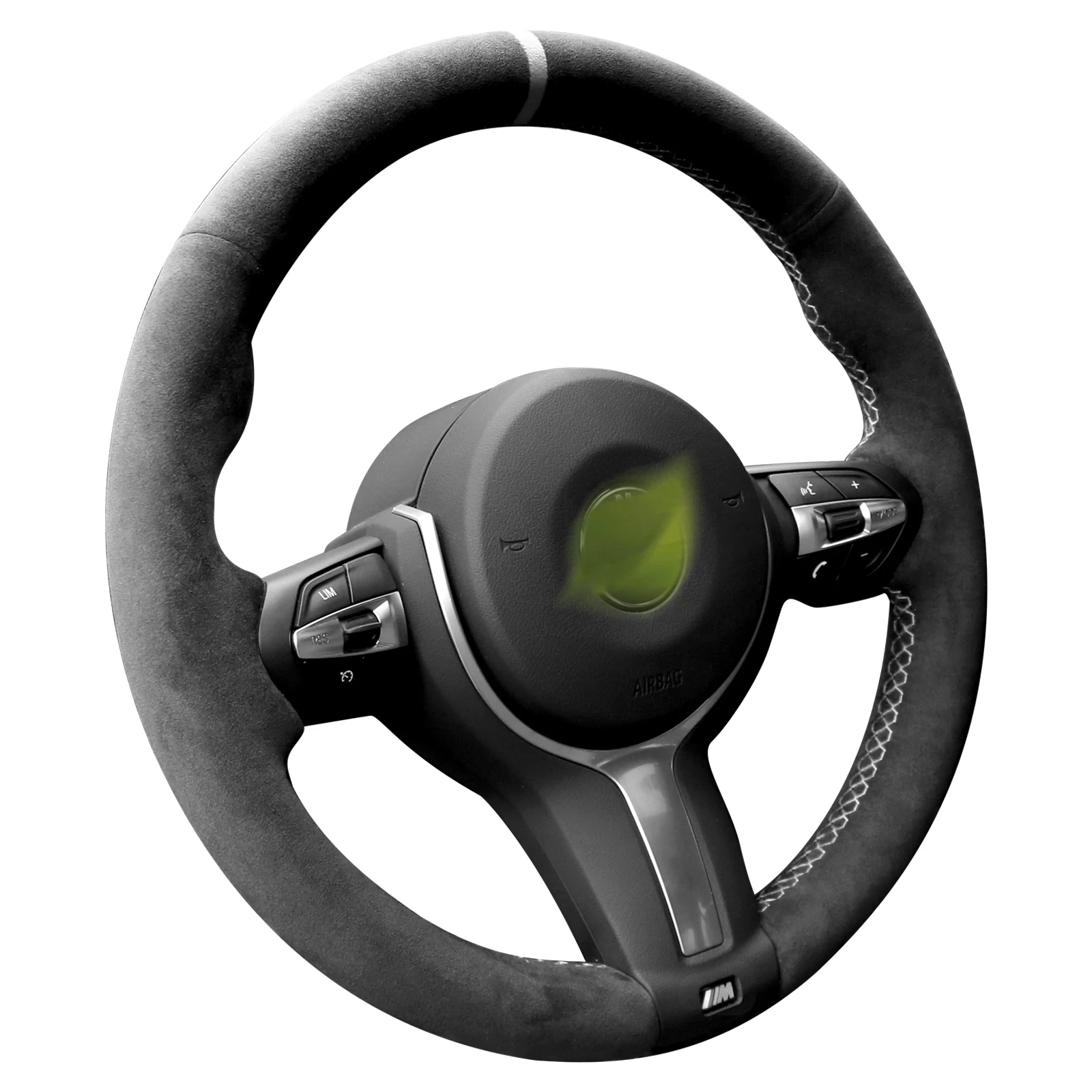 Alfanxi Hand Stitch Alcantara Steering Wheel Cover for BMW F30 F31 F34