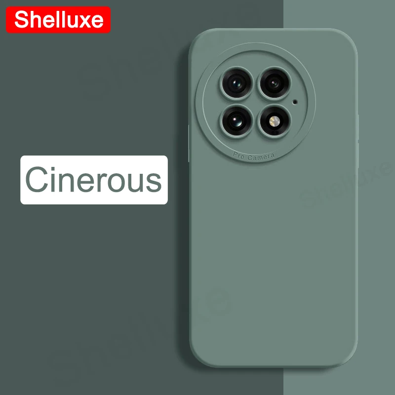 Luxurious Square Liquid Silicone Soft Cover - Silky-Feel Phone Case